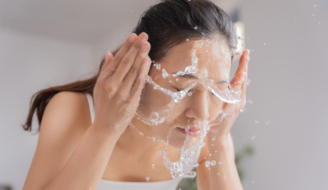 Cuci Muka dengan Air Hangat
